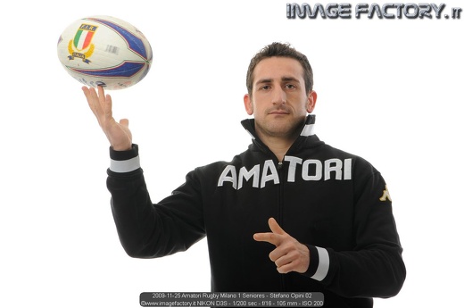2009-11-25 Amatori Rugby Milano 1 Seniores - Stefano Opini 02